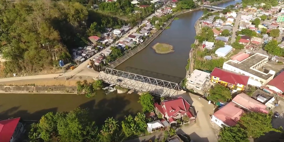 Purisma Bridge aerial view